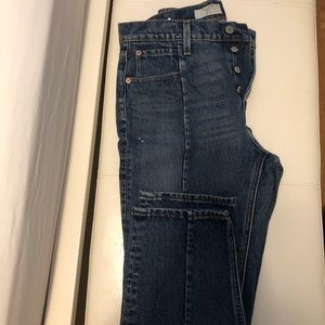 Levi’s altered straight jeans